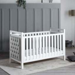 Babymore Velvet Deluxe 2 Piece Nursery Furniture Set - thumbnail 3