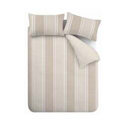Catherine Lansfield Banded Stripe Polycotton Duvet Cover & Pillowcase Set - thumbnail 6