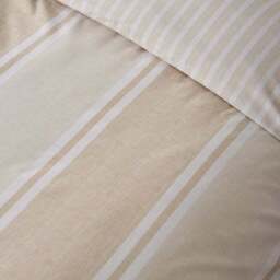 Catherine Lansfield Banded Stripe Polycotton Duvet Cover & Pillowcase Set - thumbnail 4