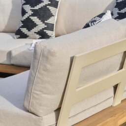 Pacific Lifestyle Osaka Latte Outdoor Corner Seating Set - thumbnail 6