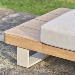 Pacific Lifestyle Osaka Latte Outdoor Corner Seating Set - thumbnail 3