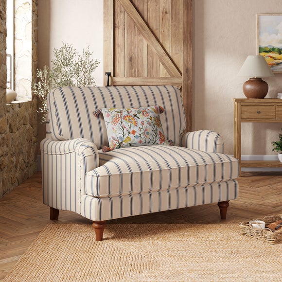 Beatrice II Folkstone Stripe Snuggle Chair - image 1