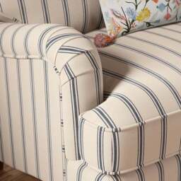Beatrice II Folkstone Stripe Snuggle Chair - thumbnail 3