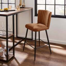 Taylor Counter Height Bar Stool, Faux Leather - thumbnail 2