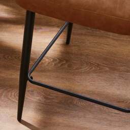 Taylor Counter Height Bar Stool, Faux Leather - thumbnail 4