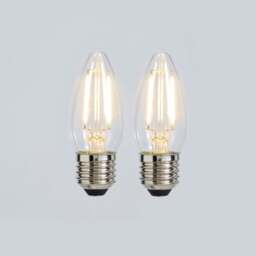Set of 2 Status 4W ES Filament Candle Bulbs