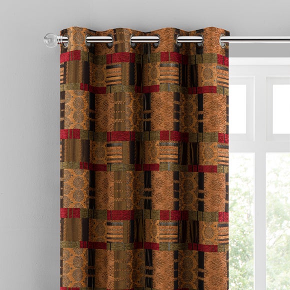 Prague Chenille Eyelet Curtains - image 1