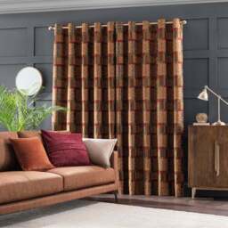 Prague Chenille Eyelet Curtains - thumbnail 4