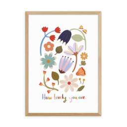East End Prints How Lovely You Are Print - thumbnail 2