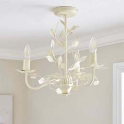 Chantelle Floral 3 Light Chandelier - thumbnail 2