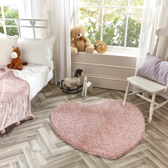 Marvel Heart Shaggy Washable Rug - image 1