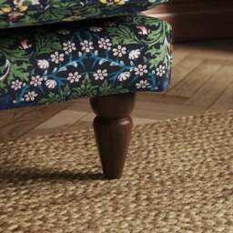 Jolene William Morris Blackthorn Print Velvet 3 Seater Sofa - thumbnail 5