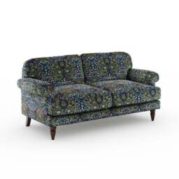Jolene William Morris Blackthorn Print Velvet 3 Seater Sofa - thumbnail 6