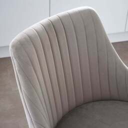 Shea Counter Height Barstool, Velvet - thumbnail 3