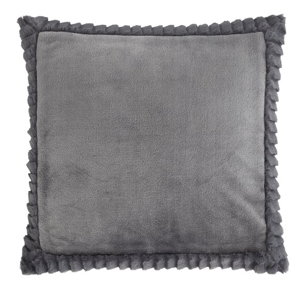Catherine Lansfield Faux Velvet Cushion - image 1