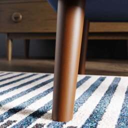 Sven Modern Velvet Wing Chair - thumbnail 4