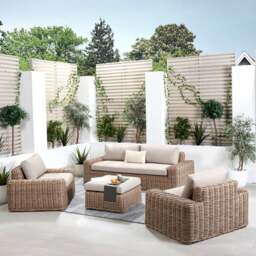 Como Natural Antique Lounge Set