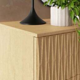 Inga 7 Drawer Chest, Light Oak - thumbnail 2