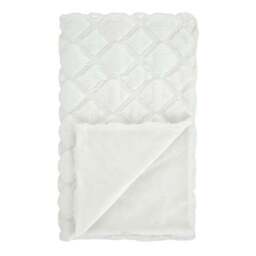 Catherine Lansfield Cosy Diamond 130cm x 170cm Throw Blanket - thumbnail 3