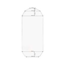 Livia Luxe Bevelled Edge Oval Full Length Wall Mirror - thumbnail 4