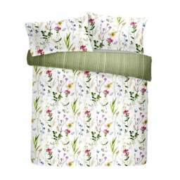Spring Glade Easy Care Multicoloured Duvet Cover and Pillowcase Set - thumbnail 4