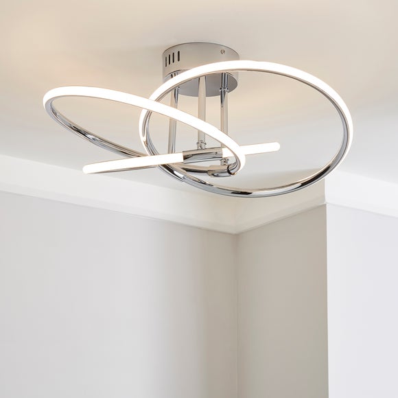 Rhona LED Semi Flush Ceiling Light - image 1