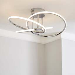 Rhona LED Semi Flush Ceiling Light - thumbnail 1