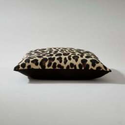 Animal Print Tapestry Natural Cushion Cover - thumbnail 2