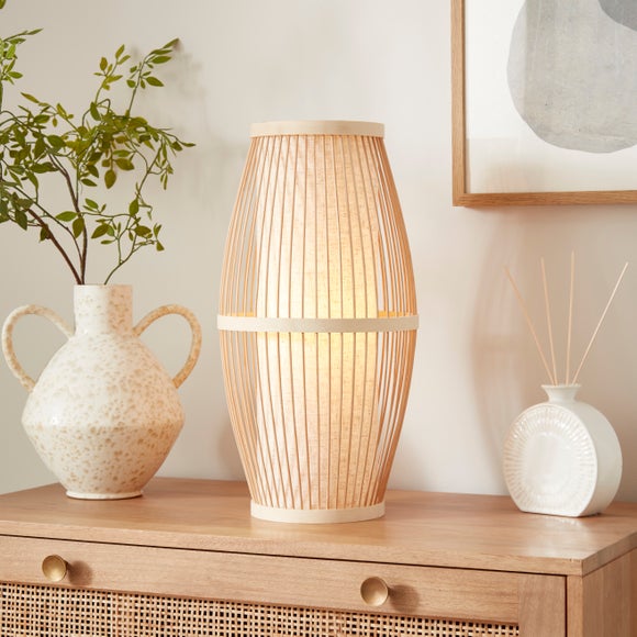 Kiva Boho Bamboo Table Lamp - image 1