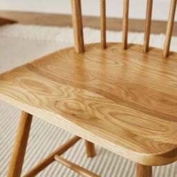 Loxwood Dining Chair, Solid Oak - thumbnail 4