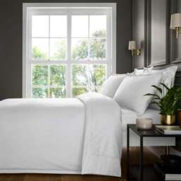 Hotel Cotton Stripe 400 Thread Count Duvet Cover & Pillowcase Set - thumbnail 4