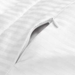 Hotel Cotton Stripe 400 Thread Count Duvet Cover & Pillowcase Set - thumbnail 3