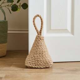 Triangular Jute Doorstop - thumbnail 1