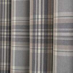 Belhaven Check Eyelet Curtains - thumbnail 3