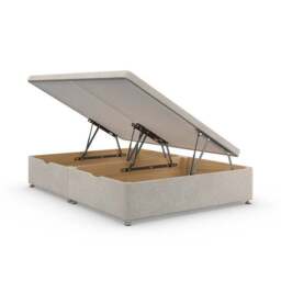 Everyday Side Opening Ottoman Bed Frame, Woven Fabric - thumbnail 4