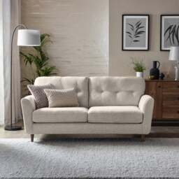 Sven Chunky Chenille 3 Seater Sofa - thumbnail 1