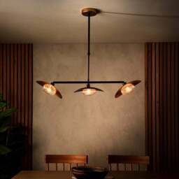 Delano 3 Light Diner Ceiling Light - thumbnail 2
