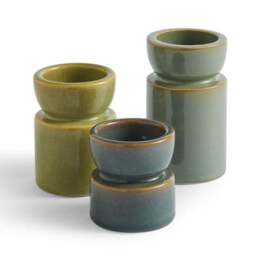 Set of 3 Taper Tealight Candle Holders - thumbnail 3
