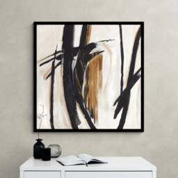 Black Expression Framed Print - thumbnail 1