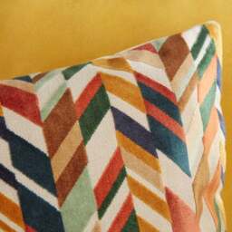 Cut Velvet Rectangle Cushion - thumbnail 4