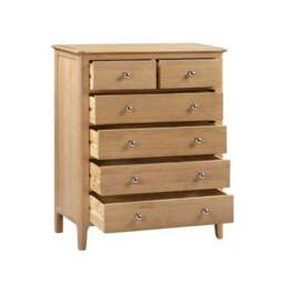 Cotswold 6 Drawer Chest, Oak - thumbnail 3