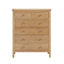 Cotswold 6 Drawer Chest, Oak - thumbnail 4