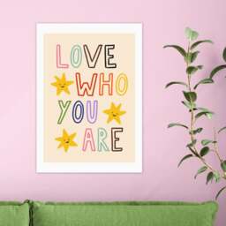 East End Prints Love Who You Are by Emmy Lupin Studio Print - thumbnail 1