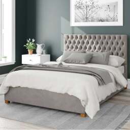Monroe Plush Velvet Ottoman Bed Frame - thumbnail 1