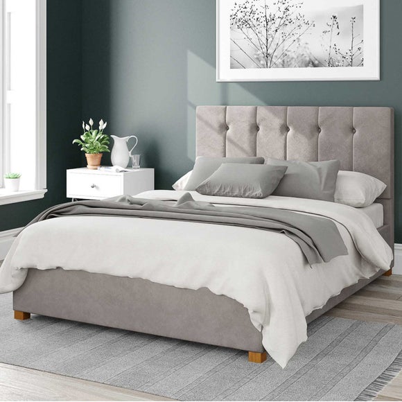 Hepburn Plush Velvet Ottoman Bed Frame - image 1