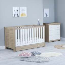 Babymore Luno 2 Piece Nursery Furniture Set - thumbnail 1