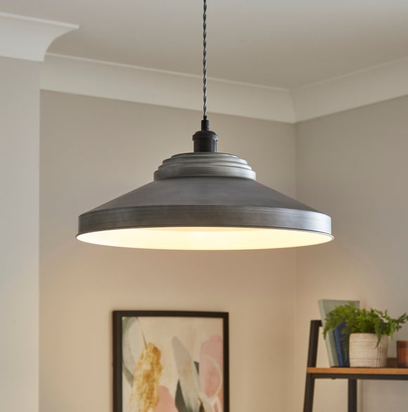 Spun Metal Easy Fit Pendant Shade - image 1