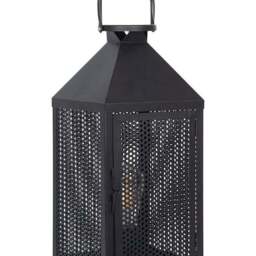 Folkstone Metal Punched Lantern Table Lamp - thumbnail 6