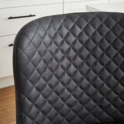 Montreal Counter Height Bar Stool, Faux Leather - thumbnail 3