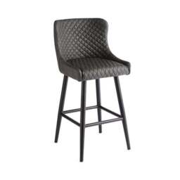 Montreal Counter Height Bar Stool, Faux Leather - thumbnail 6